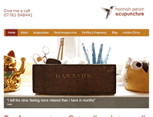 Tablet Screenshot of hannahpearn.com